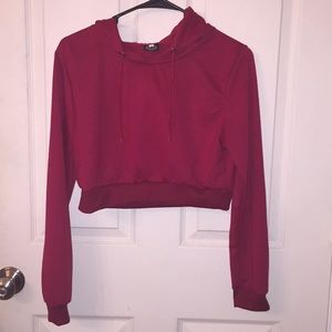 Cropped Top Hoodie